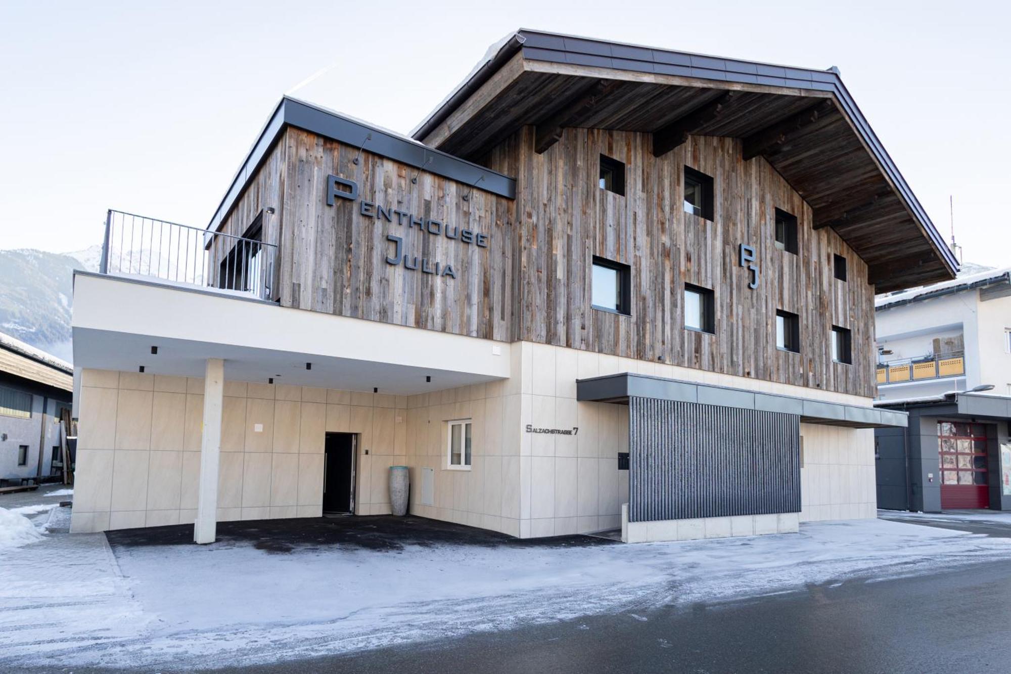 Penthouse Julia Naehe Badesee Mit Infrarotsauna -Zell Am See Kaprun 尼登希尔 外观 照片